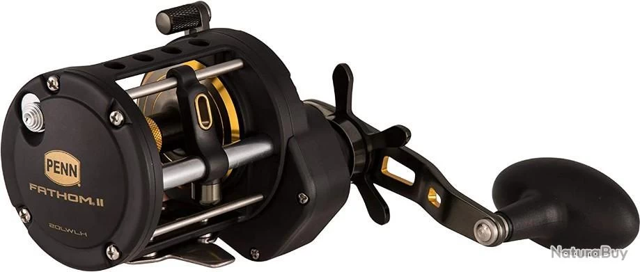 PENN Fathom II Level Wind Moulinet Léger à Tambour Tournant Pour La Pêche En Mer Pêche Au Jig 3 PENN Fathom II Level Wind Moulinet Léger à Tambour Tournant Pour La Pêche En Mer Pêche Au Jig – Image 3