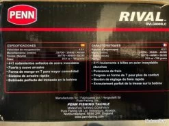Moulinet PENN RIVAL GOLD 8000 LC -PENN 00004 Moulinet PENN RIVAL GOLD 8000 LC