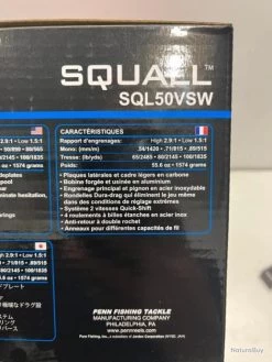 MOULINET PENN SQUALL 50VSW -PENN 00005 MOULINET PENN SQUALL 50VSW
